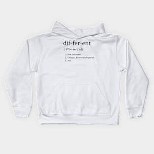 Be Different Kids Hoodie